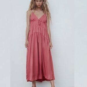 ZARA Satin Dress